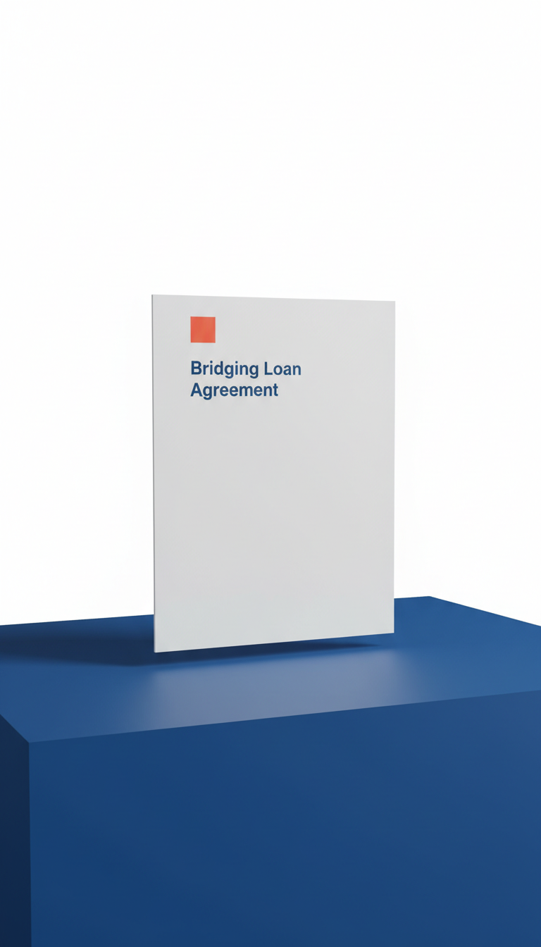Bridging loan agreement document
